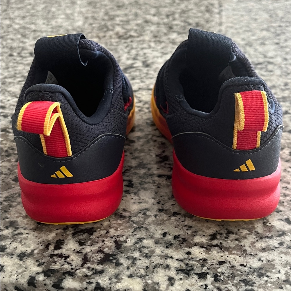 adidas Lite Racer Adapt 7.0 K 'Legend Ink Crew Yellow' size 1, Little Boy - Picture 4 of 7